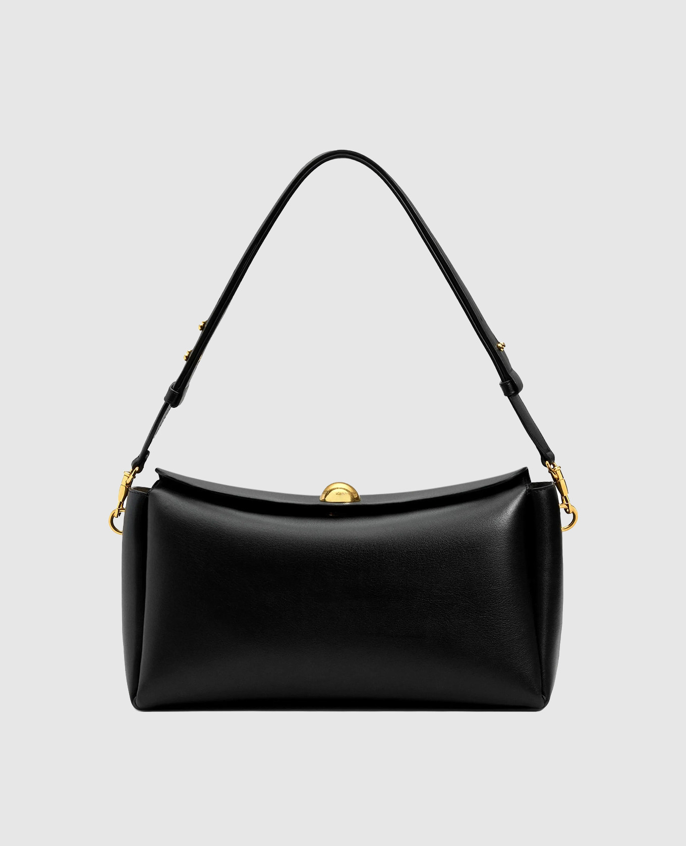 

Black leather baguette bag Ami Paris