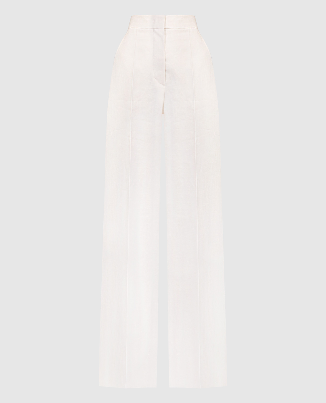 Max Mara - Beige linen HANGAR pants HANGAR - shop with