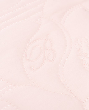 Blumarine Marielle pink bedspread with embroidery 253D1581