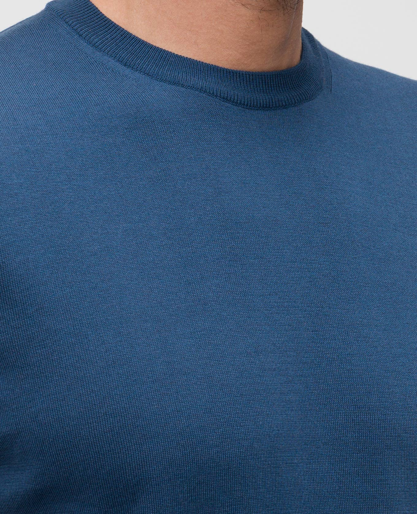 

Blue T-shirt with silk and cashmere Cashmere&Whiskey