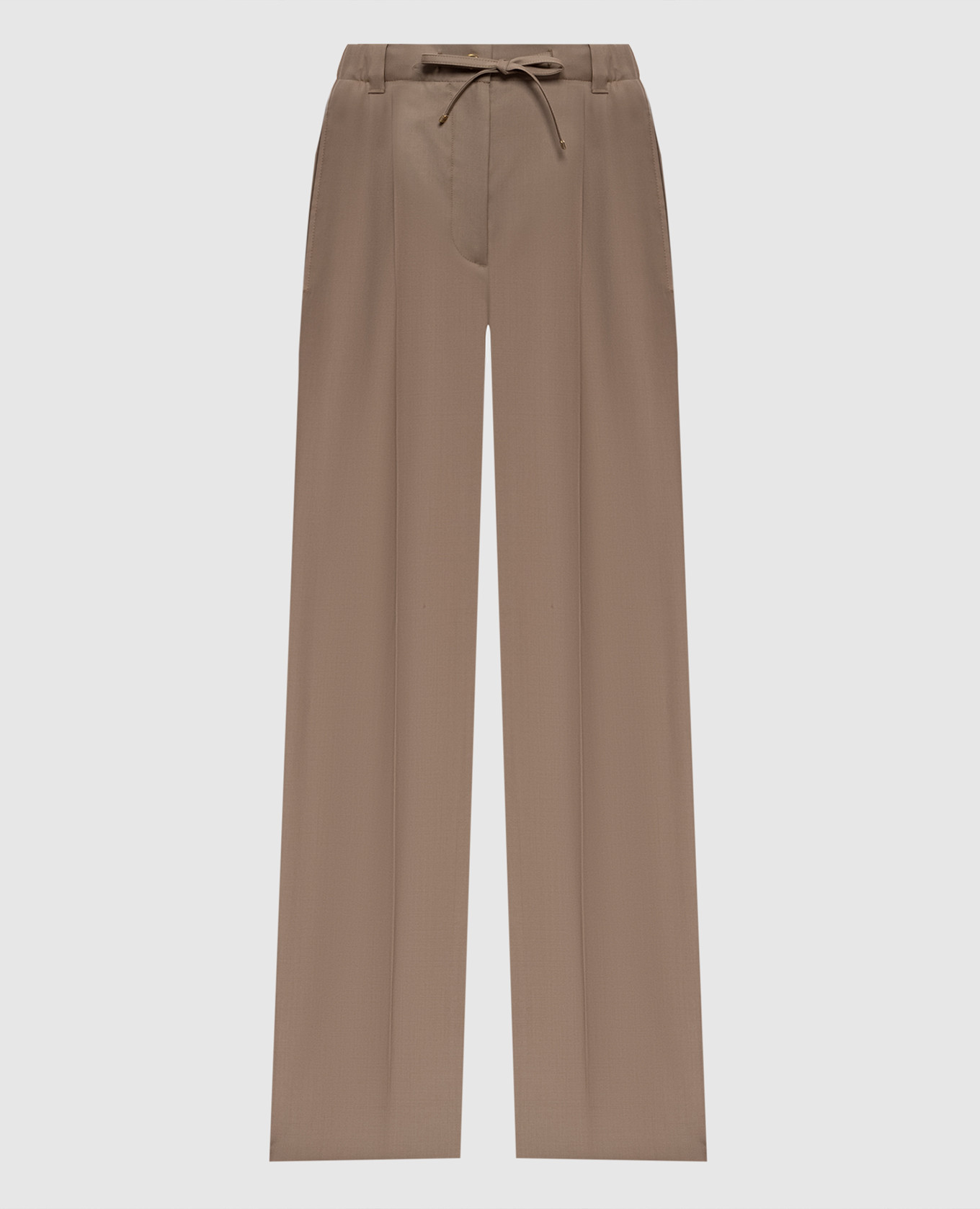 Khaki wool pants