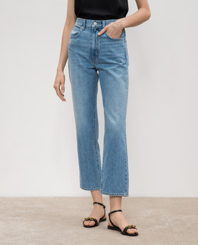 SLVRLAKE Blue London Ankle jeans with a high rise LNDA707SSILS