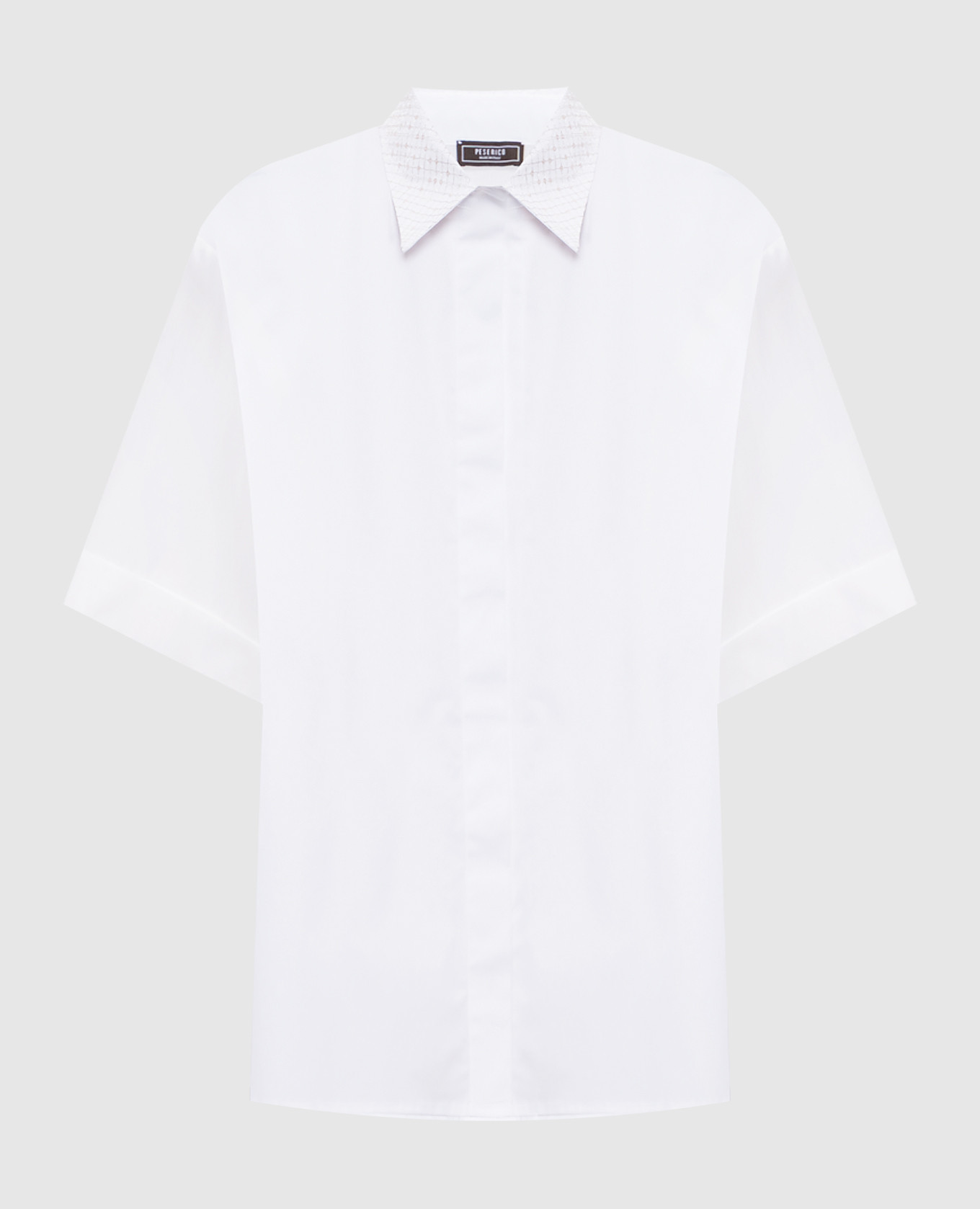 White short-sleeved shirt Peserico