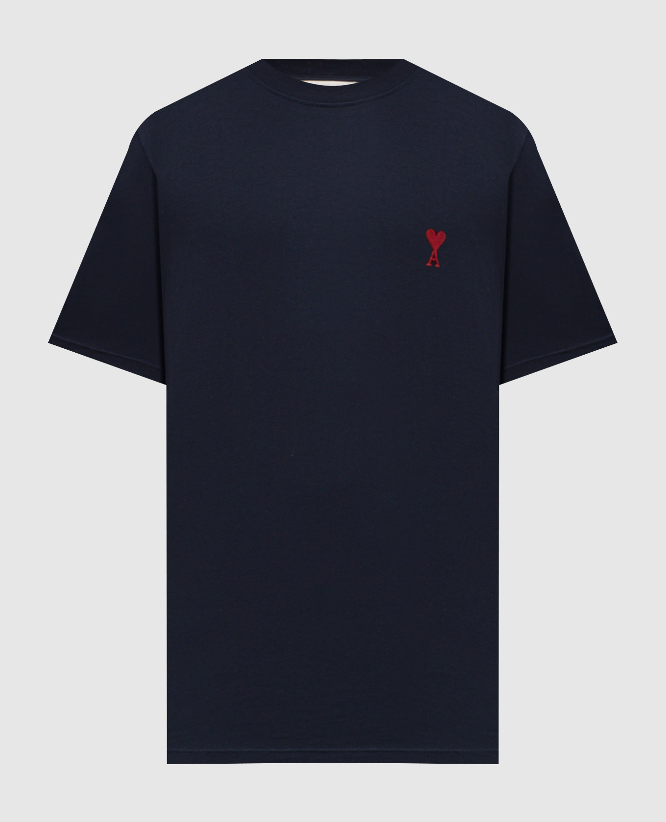 Blue T-shirt with embroidery Ami Paris