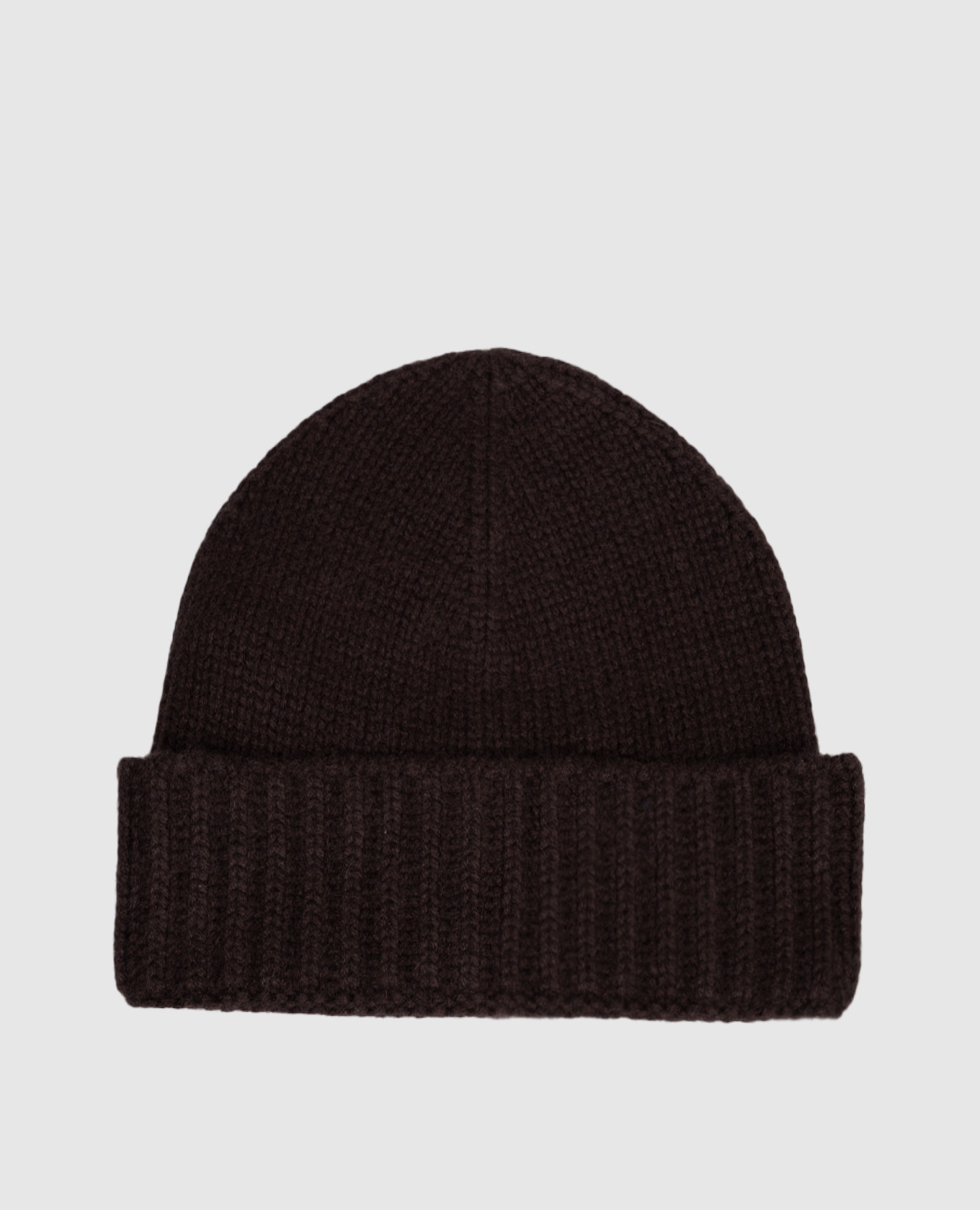 Brown cashmere BERET hat MooRER