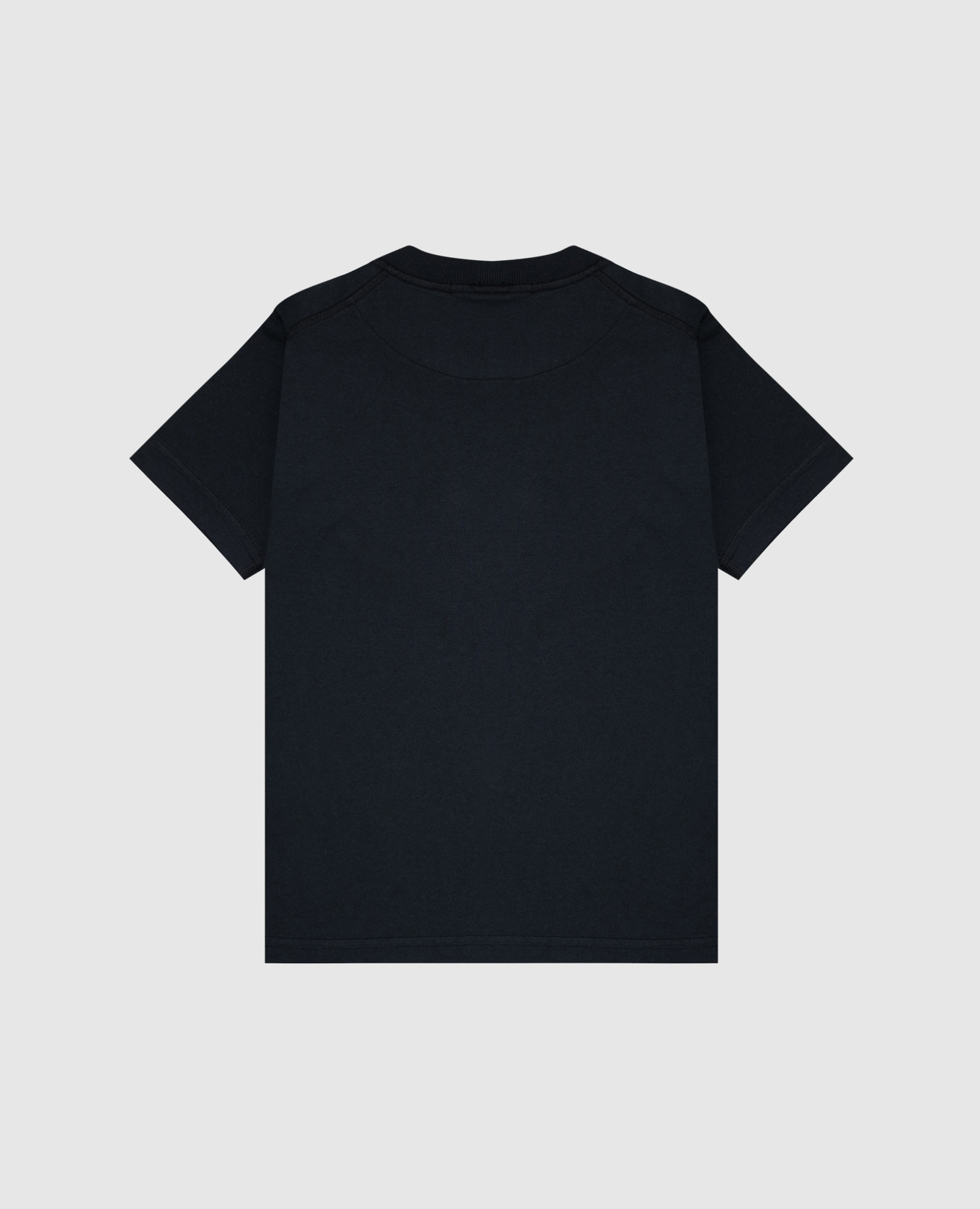 

Children's blue T-shirt with logo emblem Stone Island