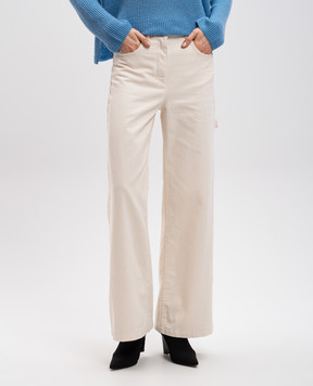 Max & Co Beige PARURE jeans with logo PARURE