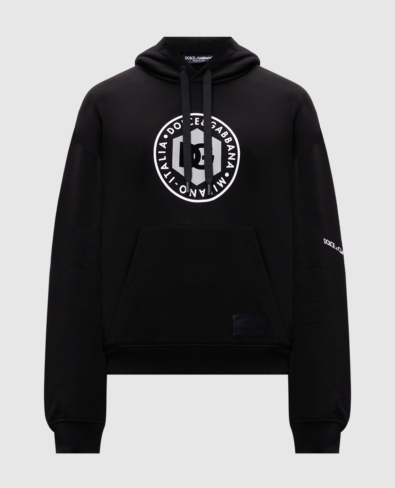 

Black hoodie with contrasting logo Dolce&Gabbana