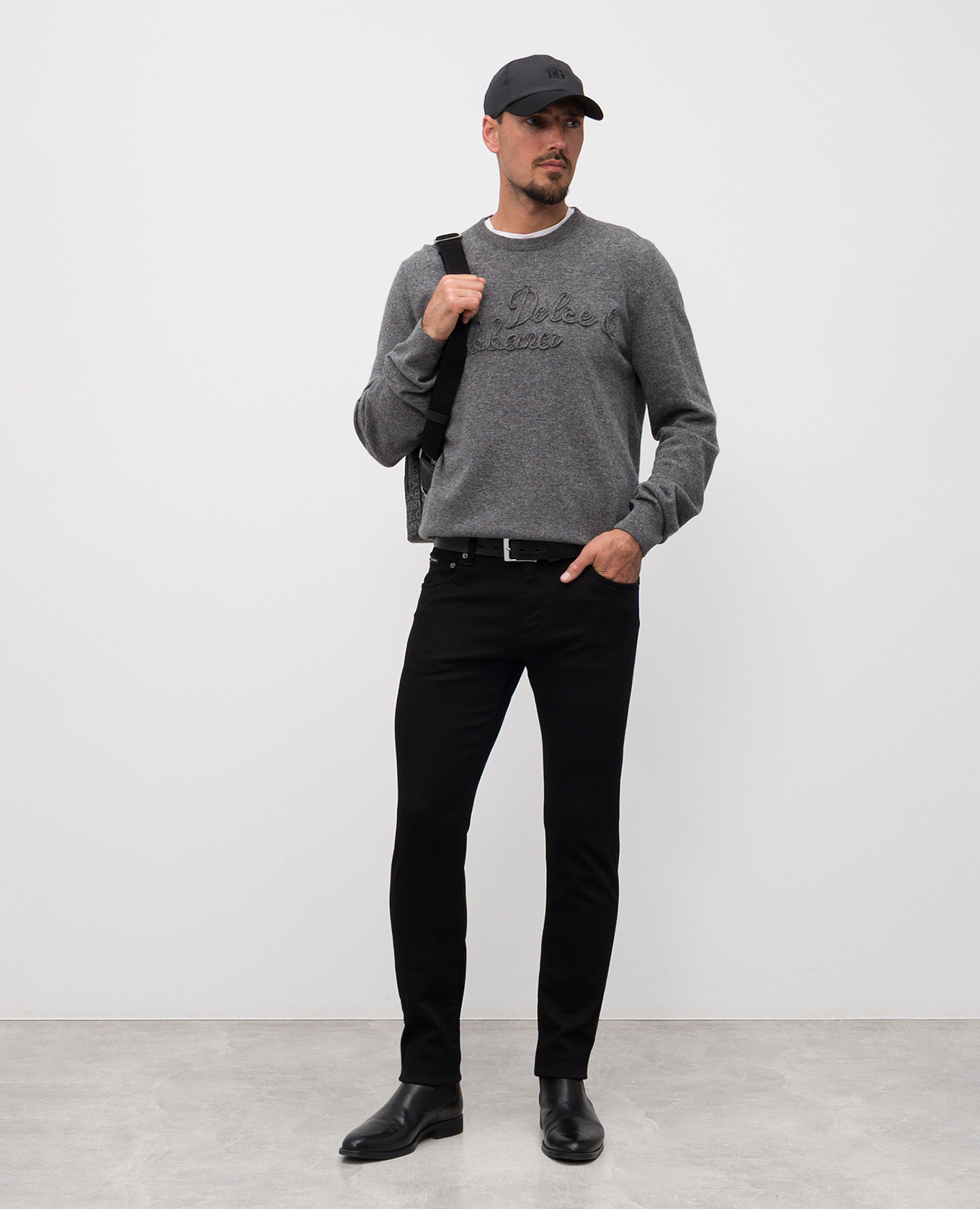 Black jeans with logo Dolce&Gabbana 2