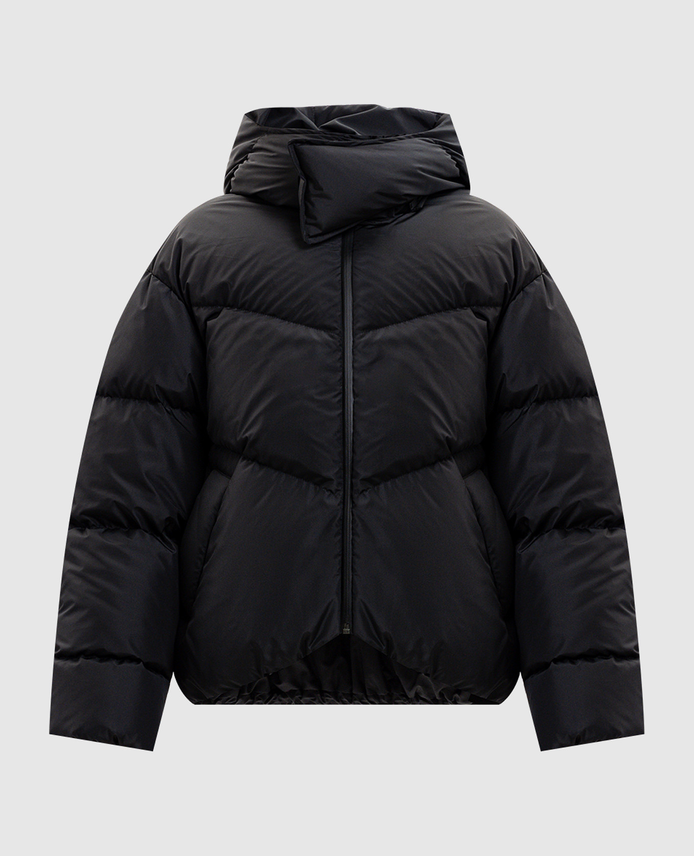 

Black cropped down jacket Shock SSHEENA