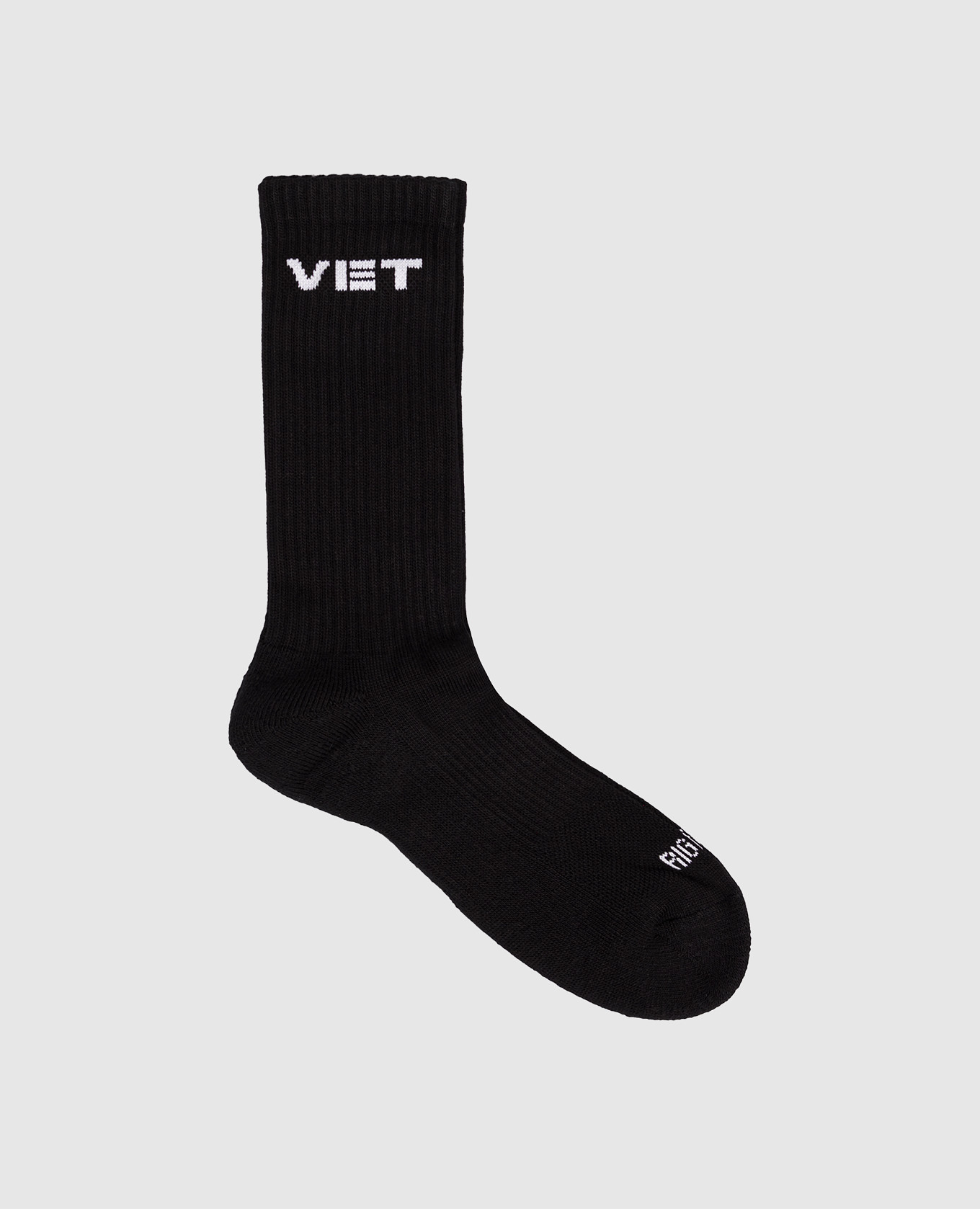 

Black socks with monogram logo Vetements