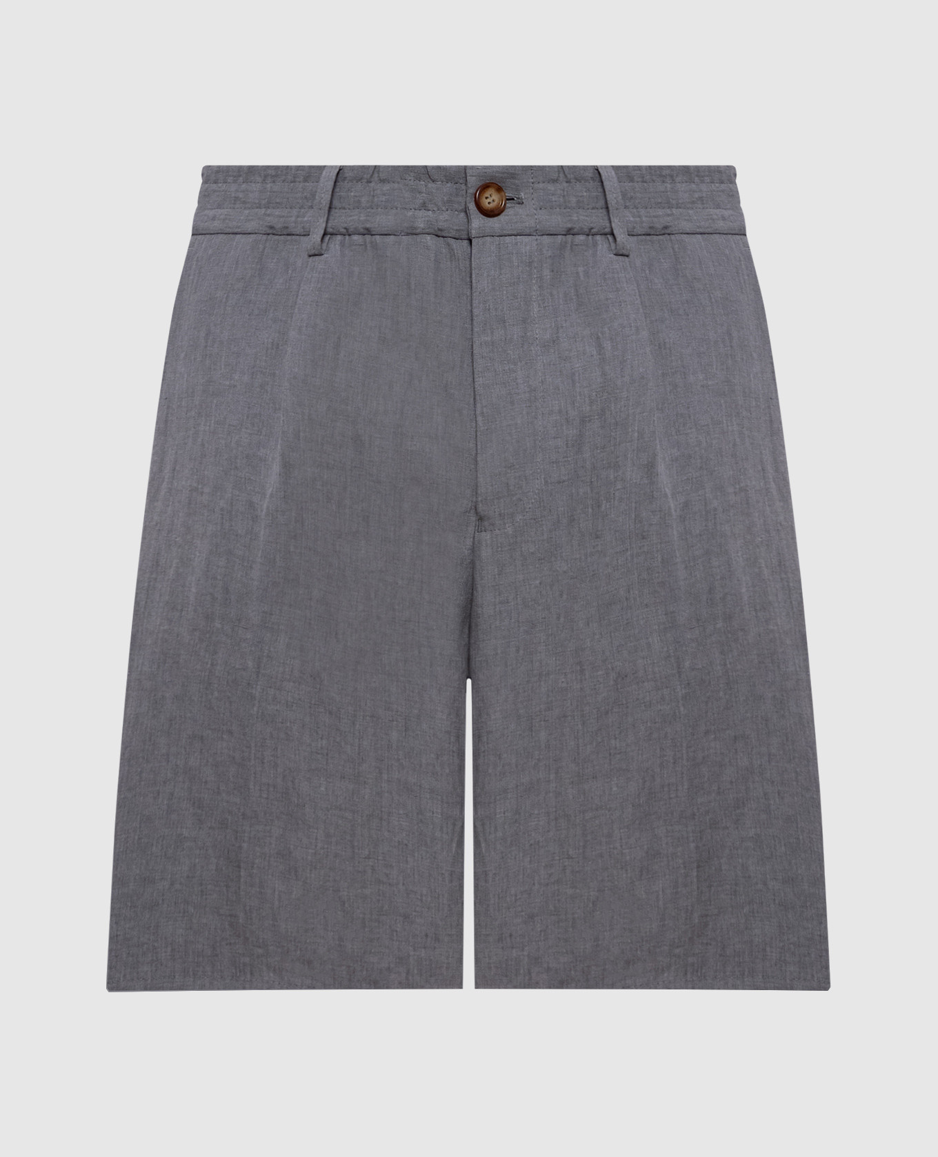 

Gray linen shorts Brunello Cucinelli, Grey