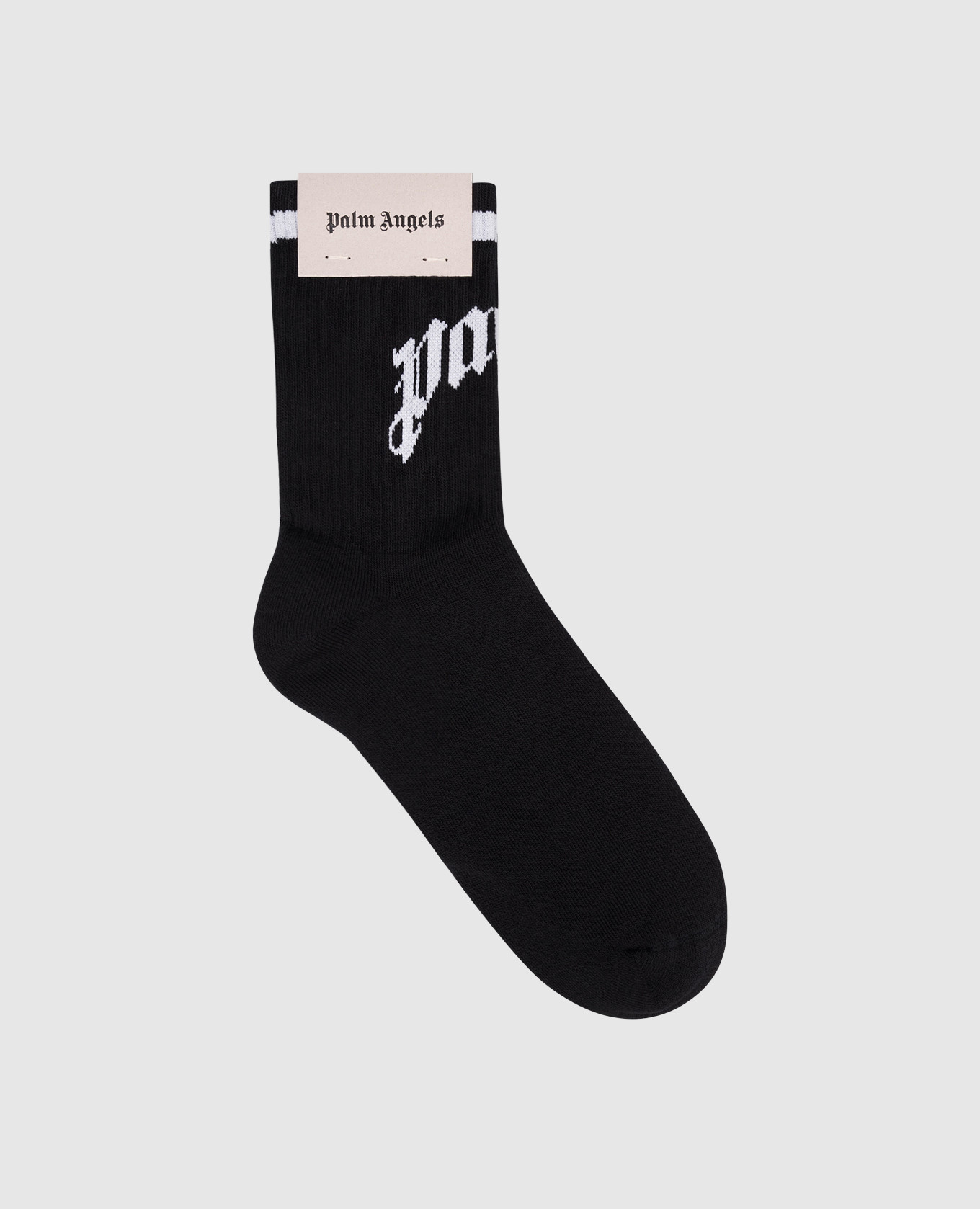 

Black socks with logo Palm Angels