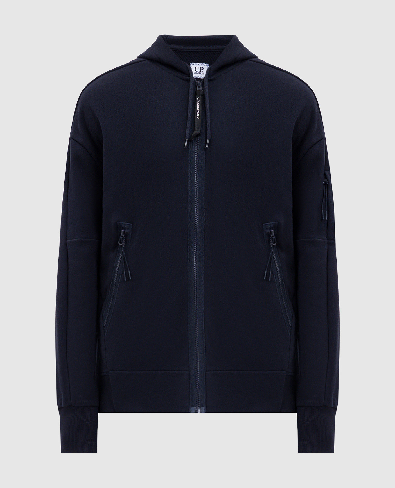 Blue sports jacket with logo C.P. Company