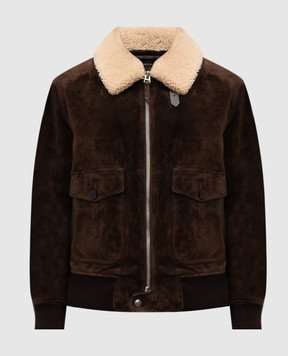 Tom Ford Brown suede jacket LBB009LMS028