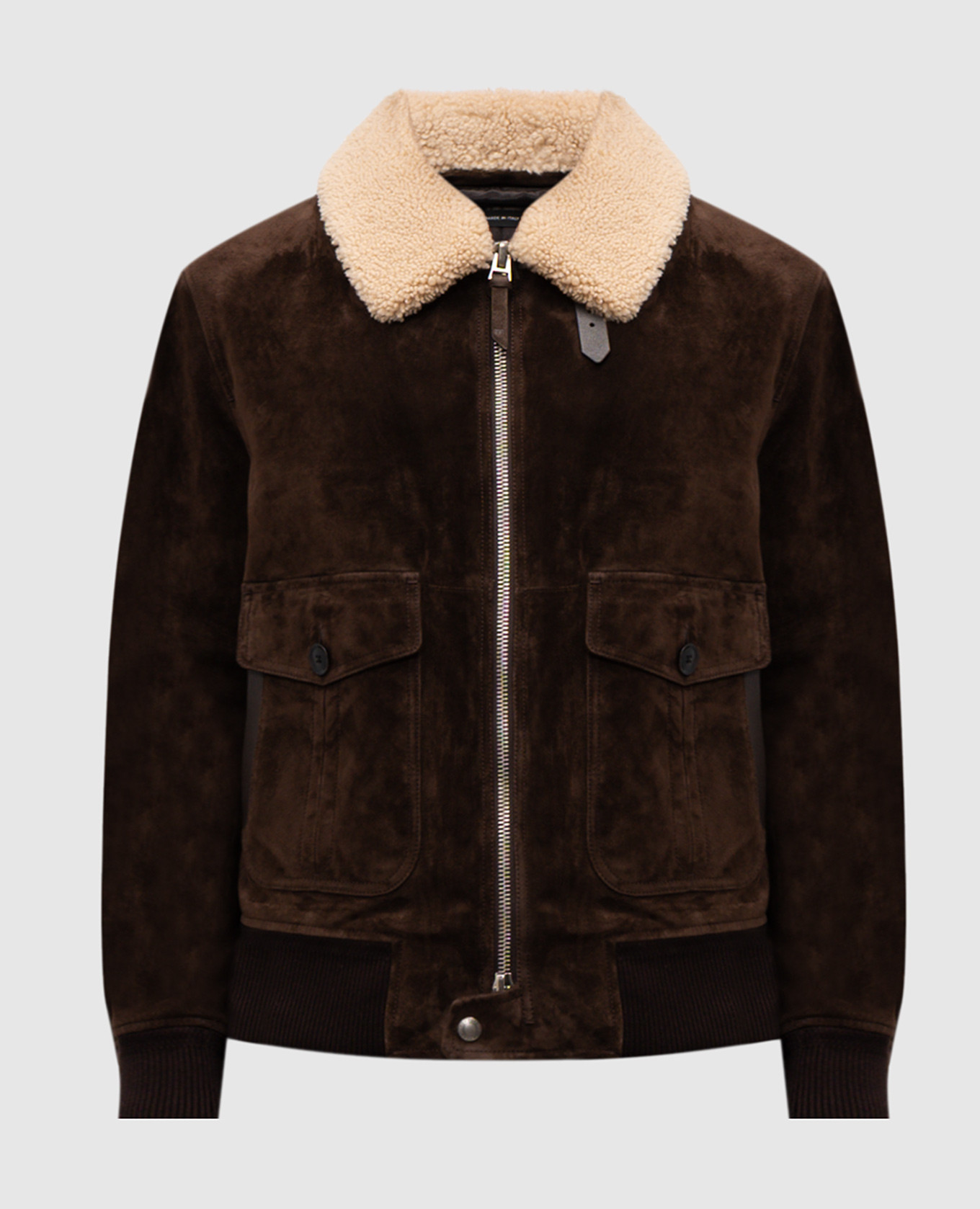 

Brown suede jacket Tom Ford