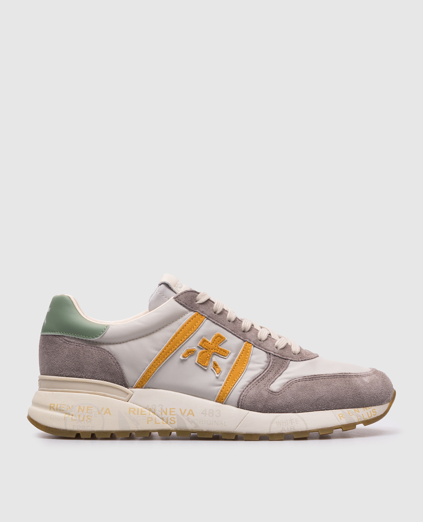 Gray LANDER combination sneakers Premiata