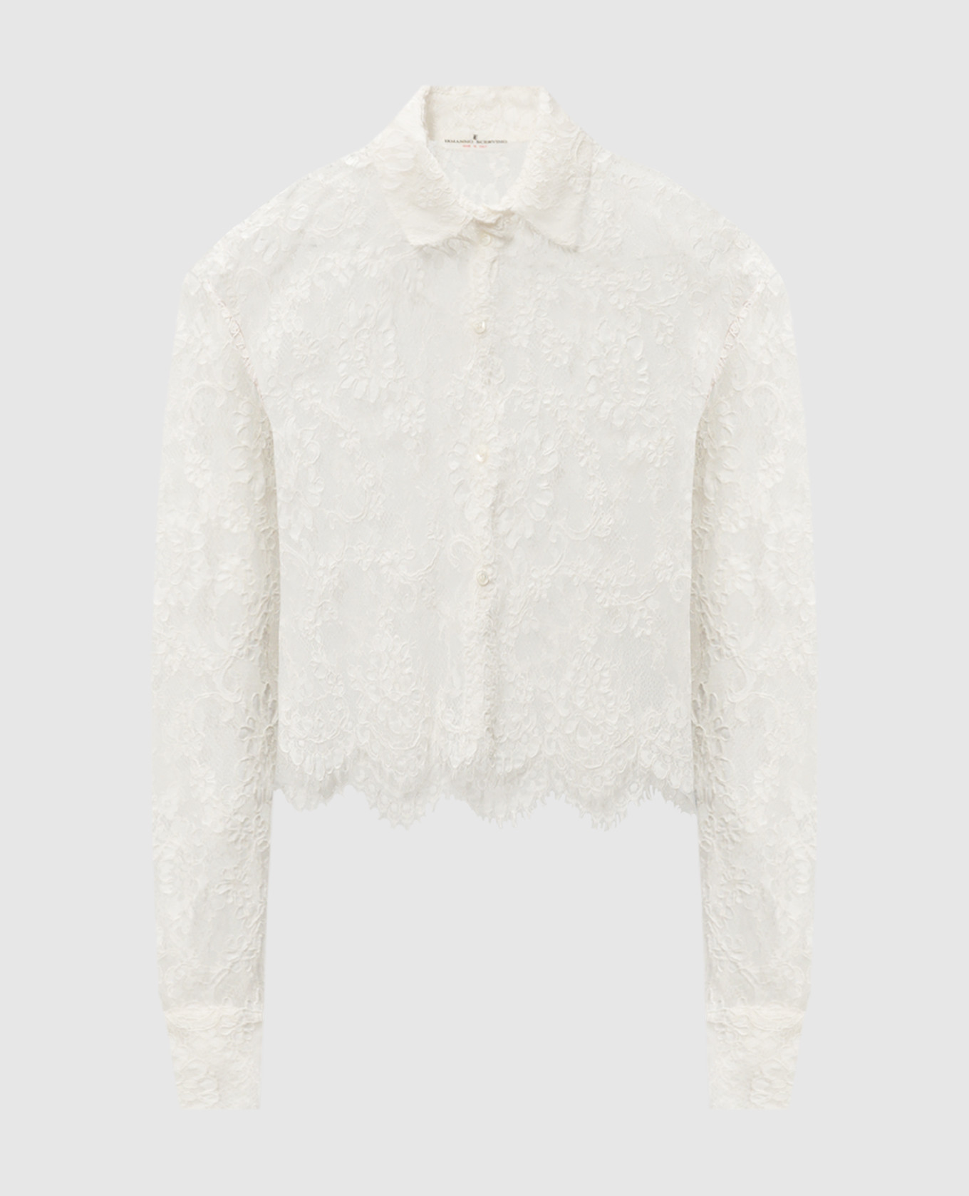 

White short lace blouse Ermanno Scervino