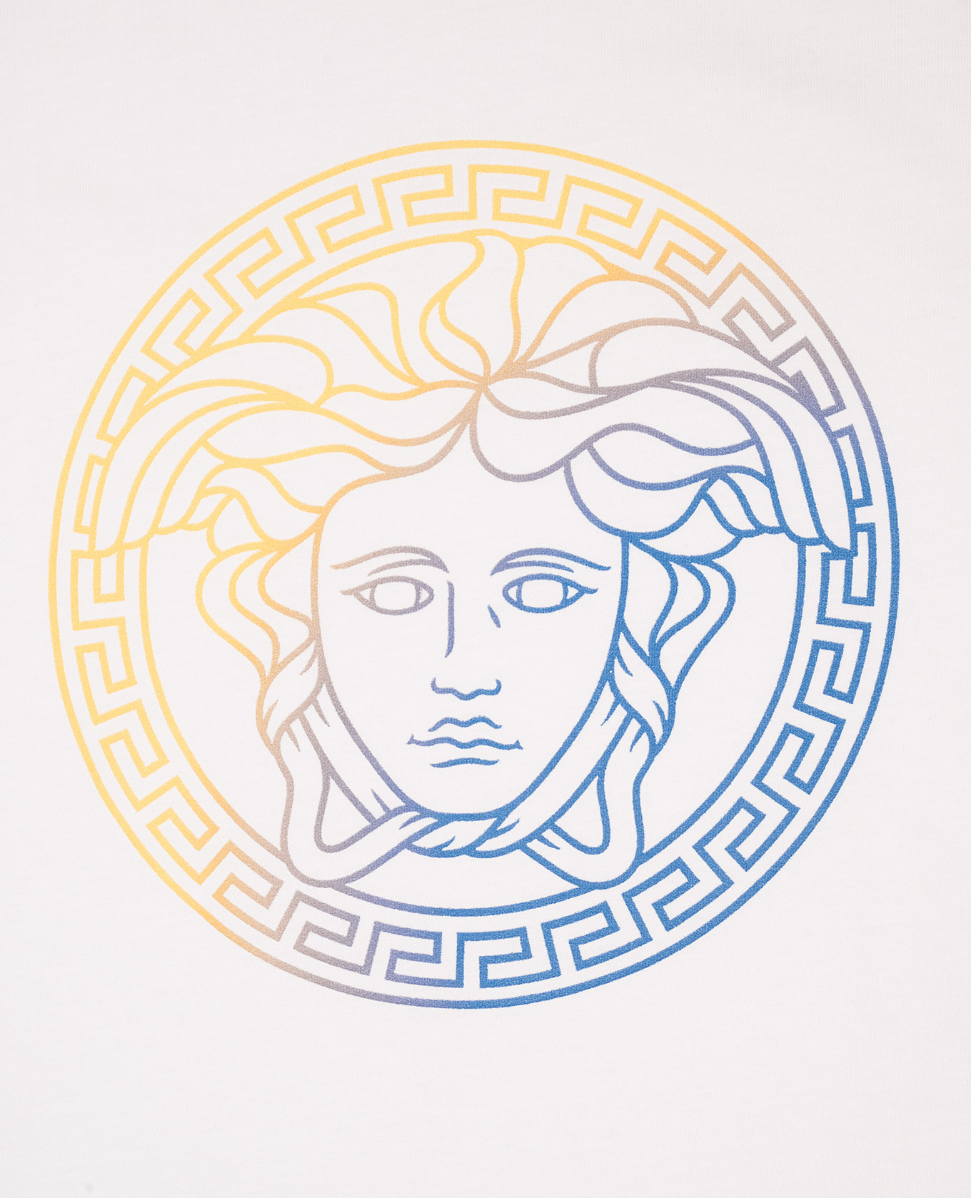 

Children's white Medusa long-sleeve shirt Versace
