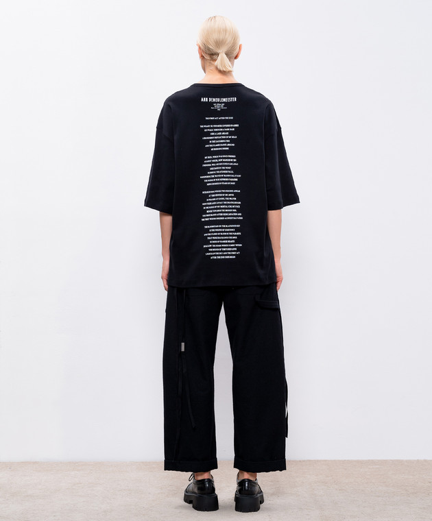 Ann Demeulemeester - Wannes black t-shirt 2402WJTS0633FA045 - shop