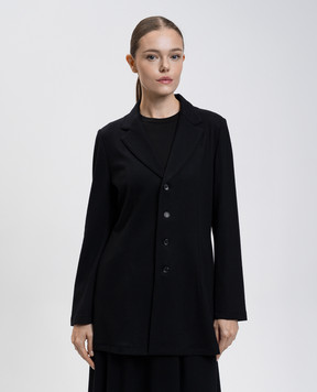 Intoca Black wool jacket 252LASMJA0601