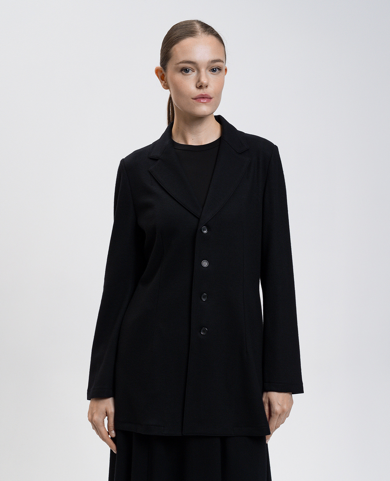 Black wool jacket Intoca 3