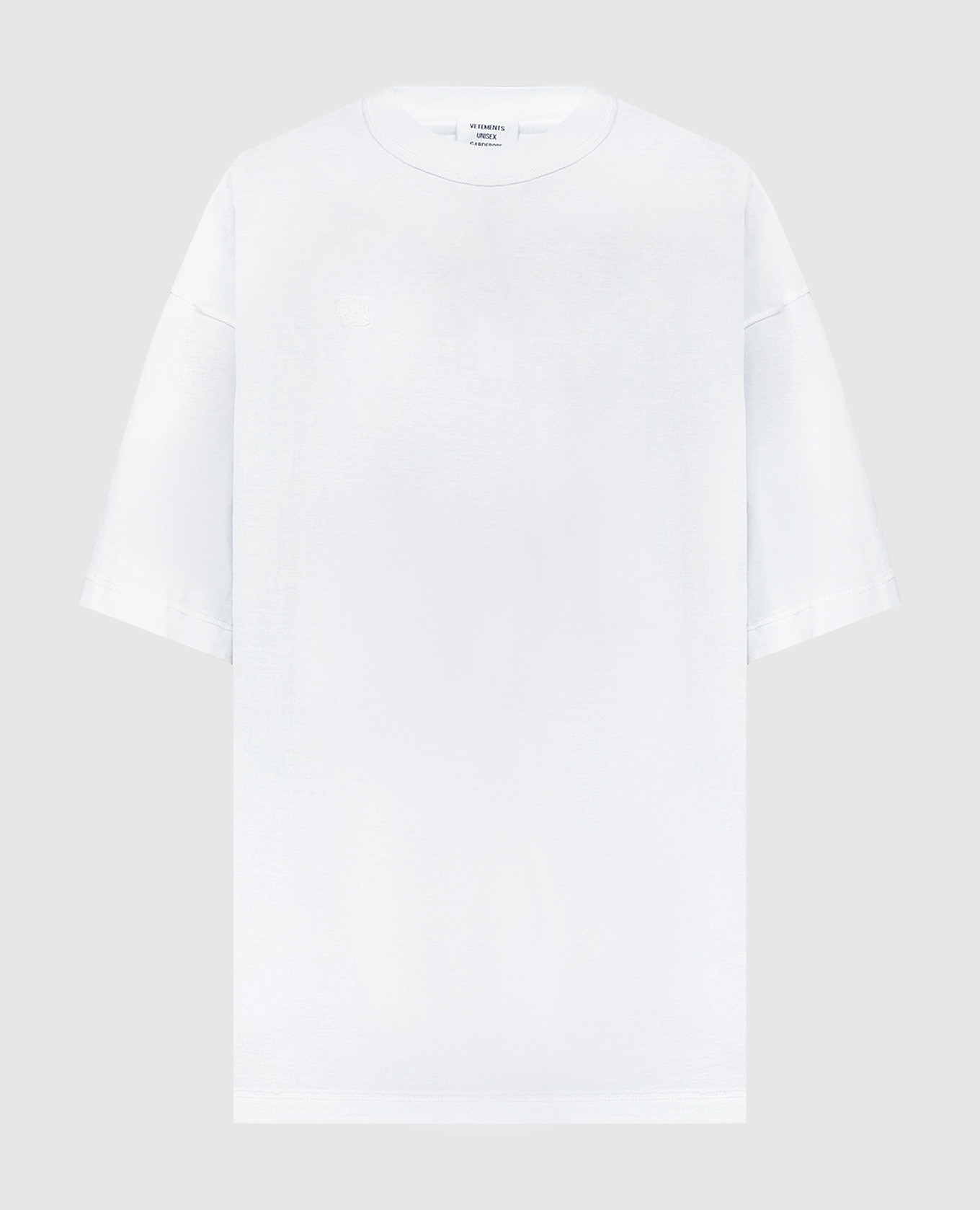 

White t-shirt with a reverse effect Vetements