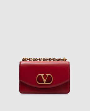 Valentino Red leather VLogo bag 6W2B0R17GCB