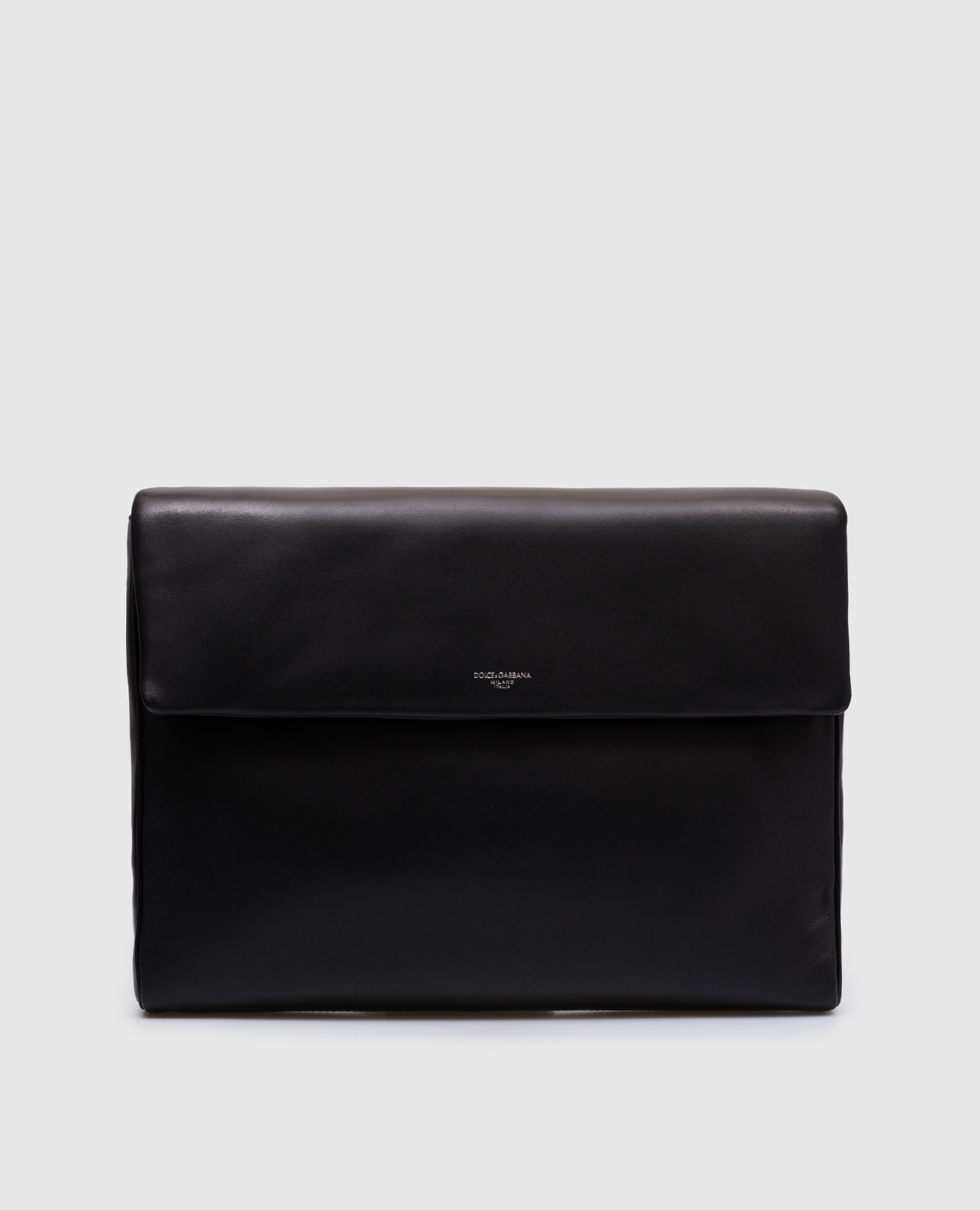 

Black leather bag with logo Dolce&Gabbana