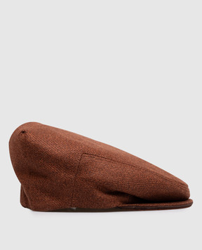 Stefano Ricci Brown wool cap MCV51SB100WK002T