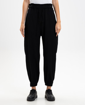 Y`S Yamamoto Black wool pants YLP10100