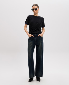 Juun.j Black layered T-shirt JW5342W025