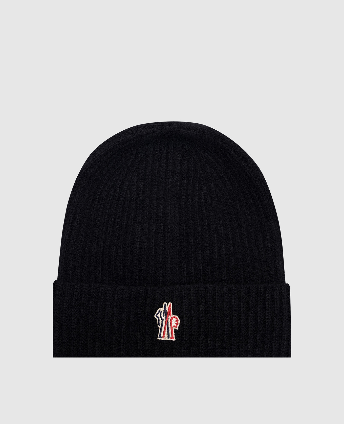 Children's black hat made of wool moncler grenoble enfant