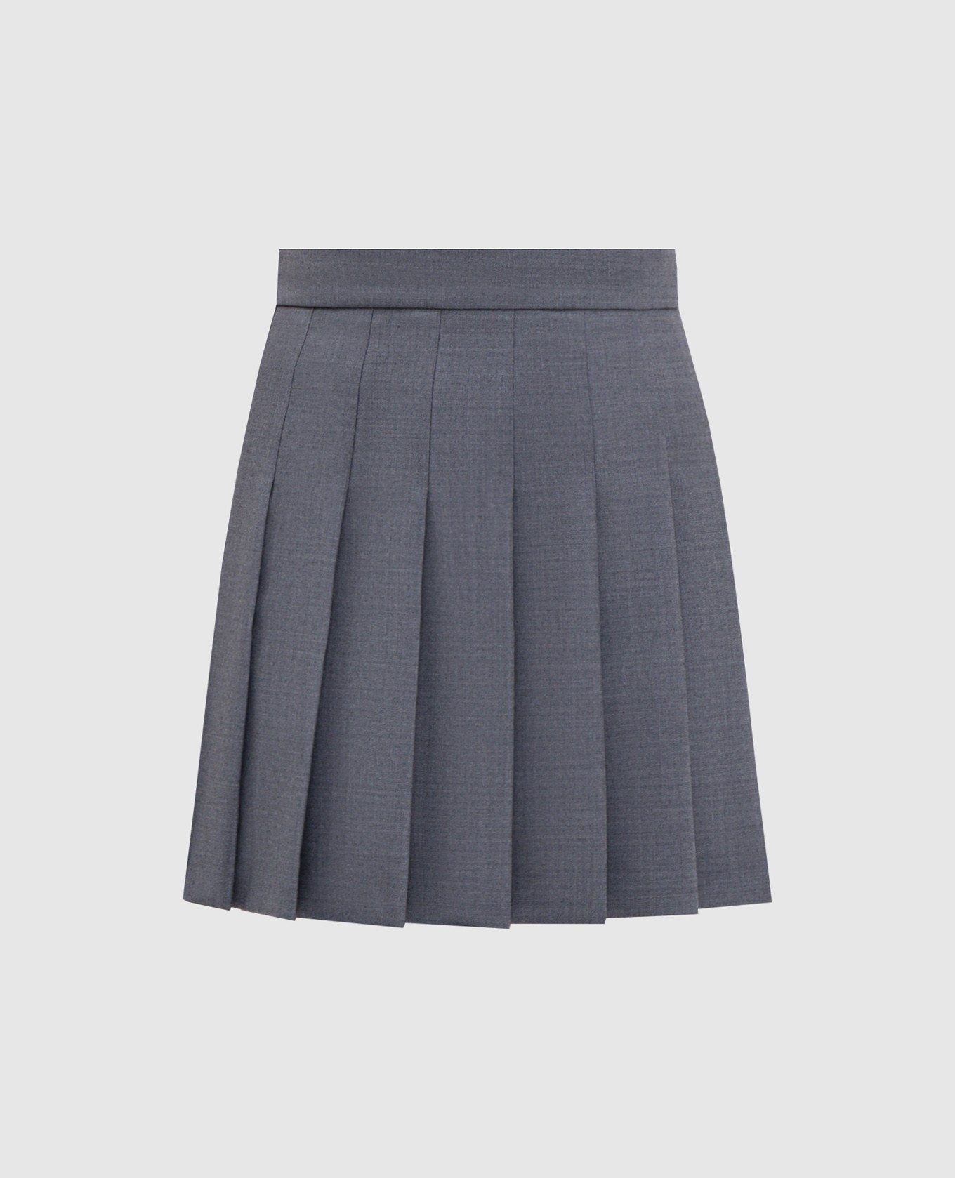 

ANGEL gray pleated skirt with wool Max Mara, Grey