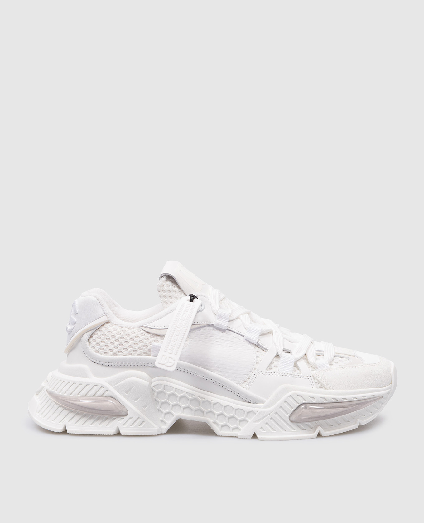 

White combination sneakers AIRMASTER with logo Dolce&Gabbana