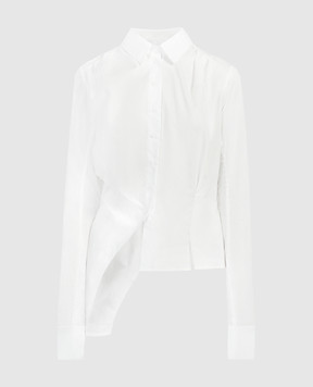 Marc Le Bihan White asymmetric shirt 2601