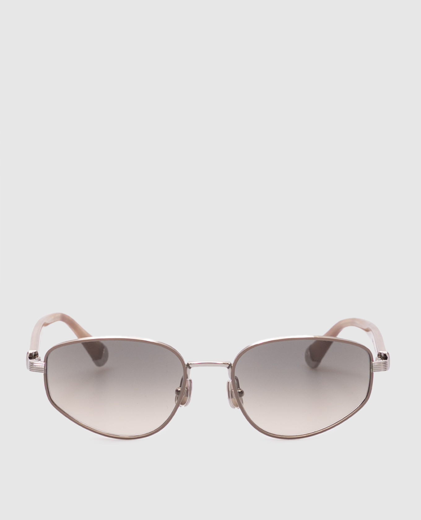 

Titanium sunglasses with gradient effect Brunello Cucinelli, Silver