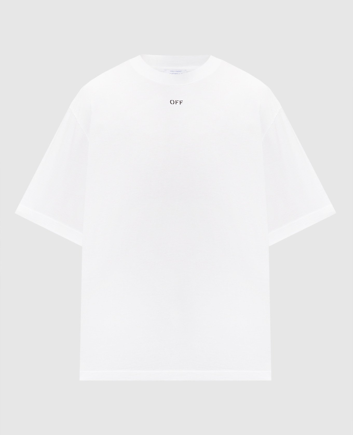 

Sun Moon white T-shirt with logo print Off-White, Белый