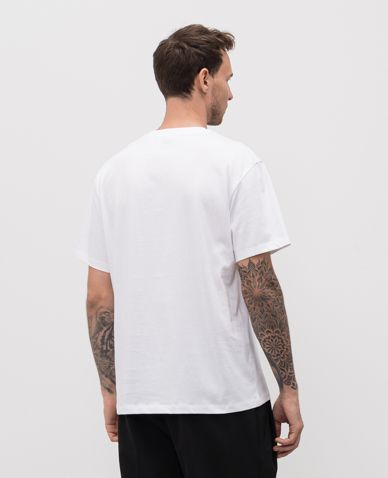 

White T-shirt with embroidery Ami Paris