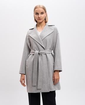 Heresis Gray coat made of wool to smell G7195G400