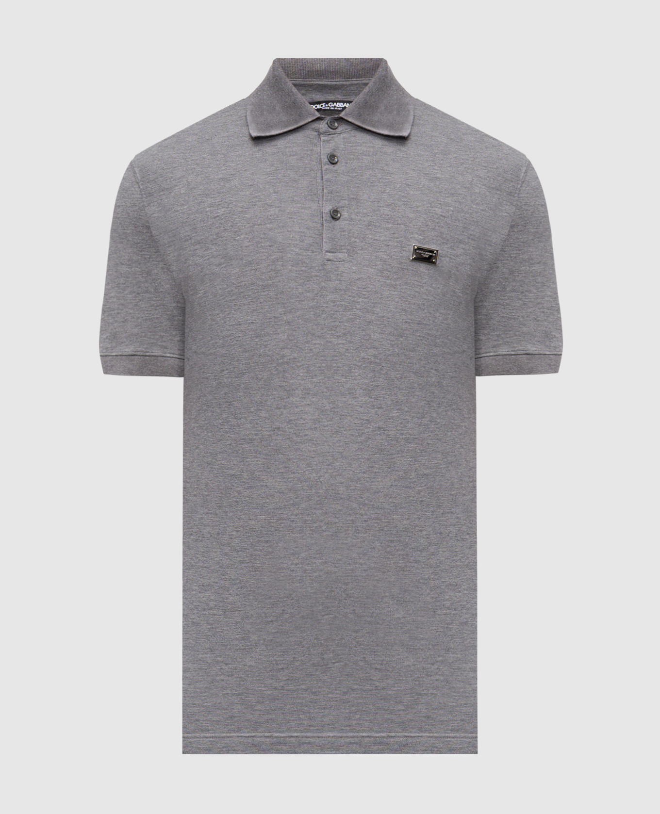 

Grey polo shirt with logo Dolce&Gabbana