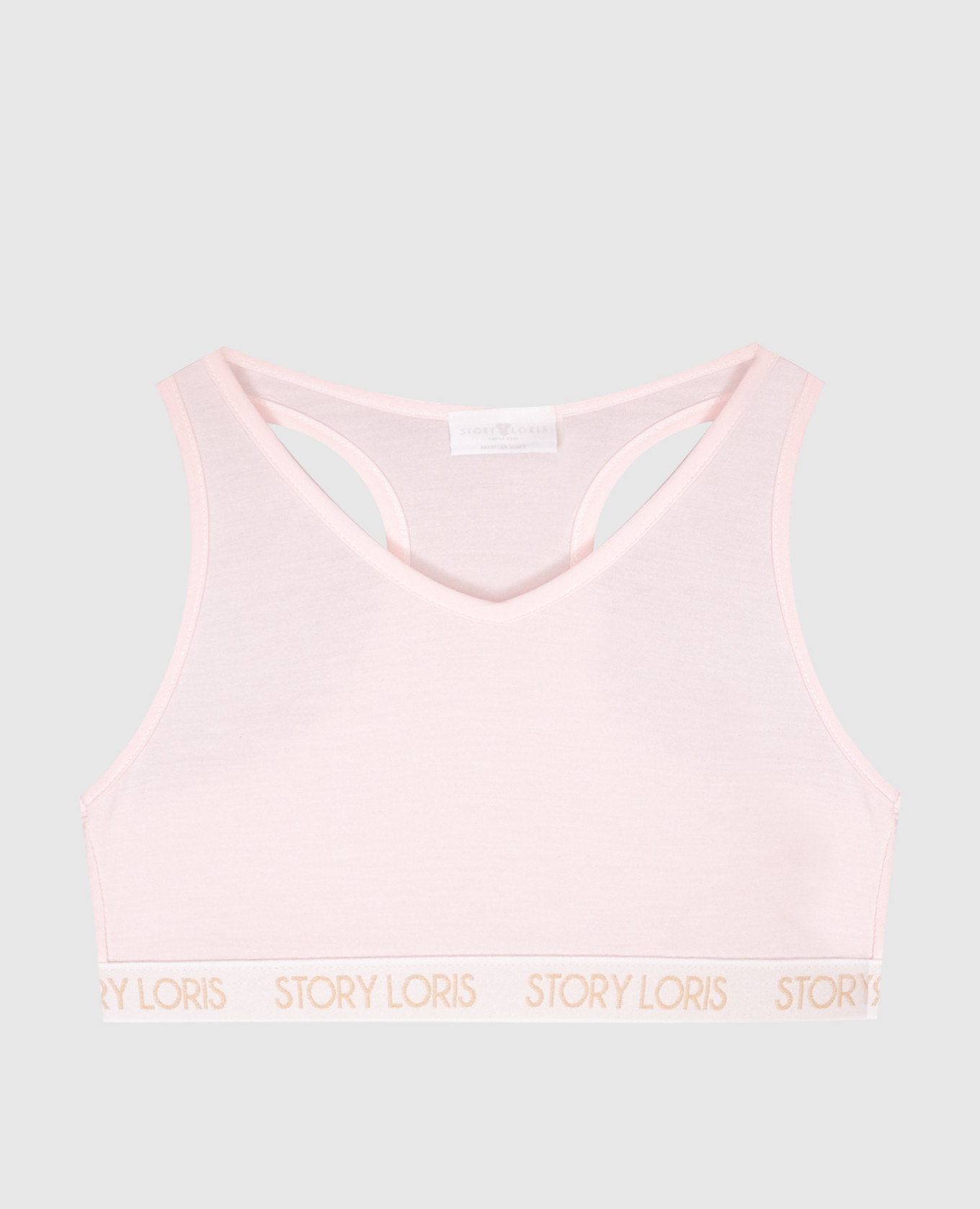 

Children's pink top with logo Story Loris