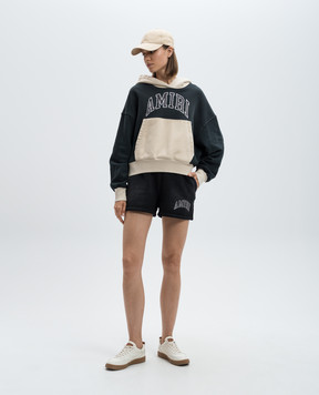 AMIRI Gray hoodie with a vintage effect AWJYHD1010
