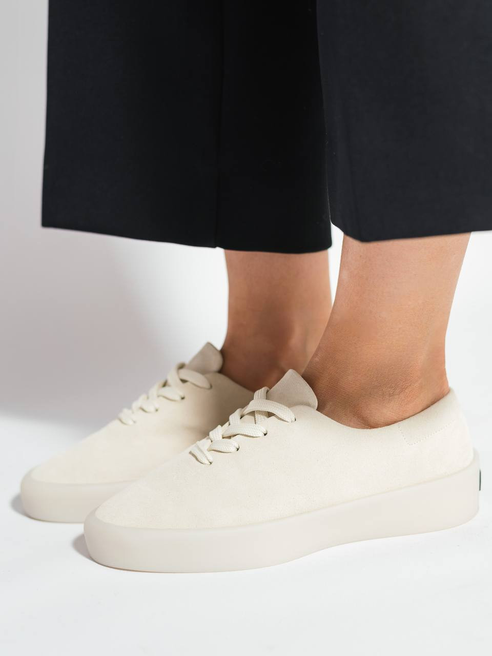 Beige suede sneakers 101 Fear of God 6