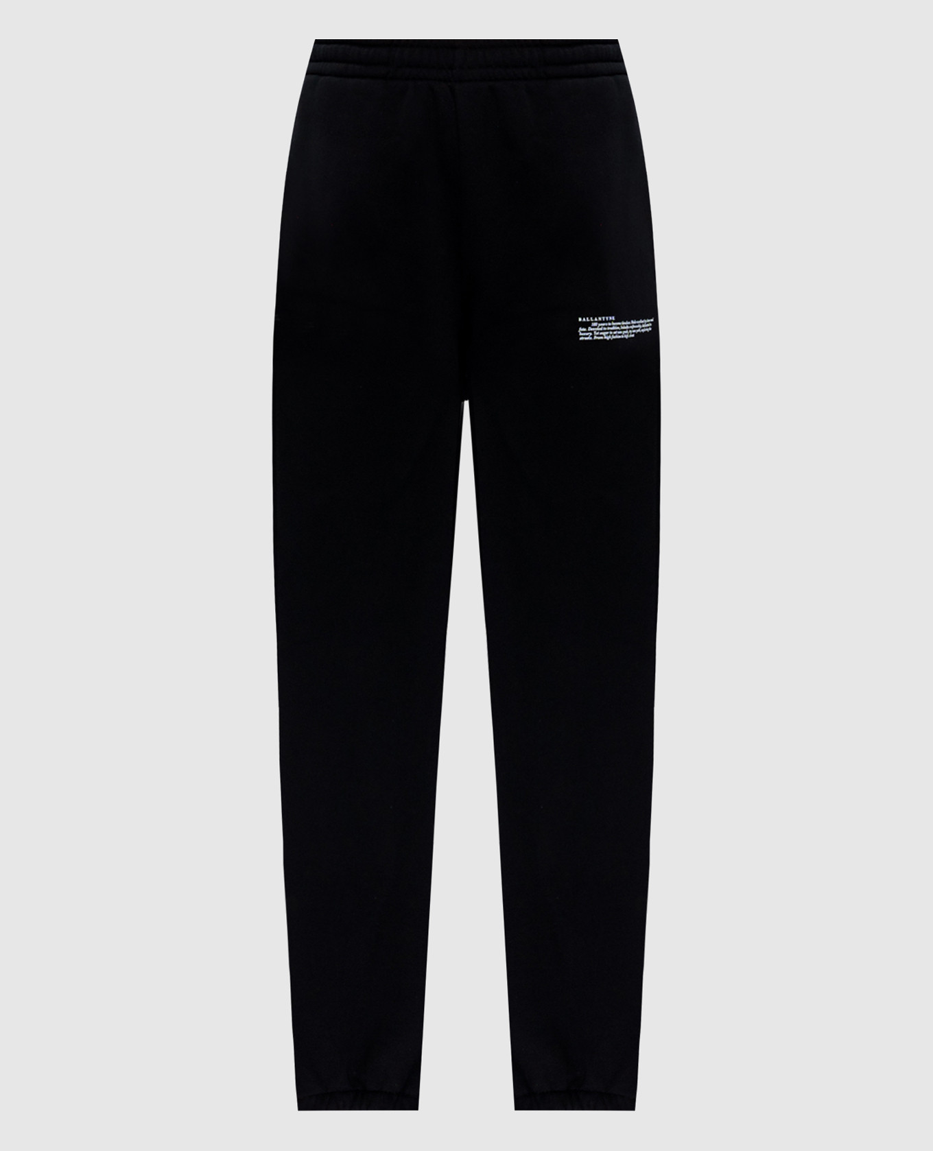 Black joggers with contrasting logo ballantyne