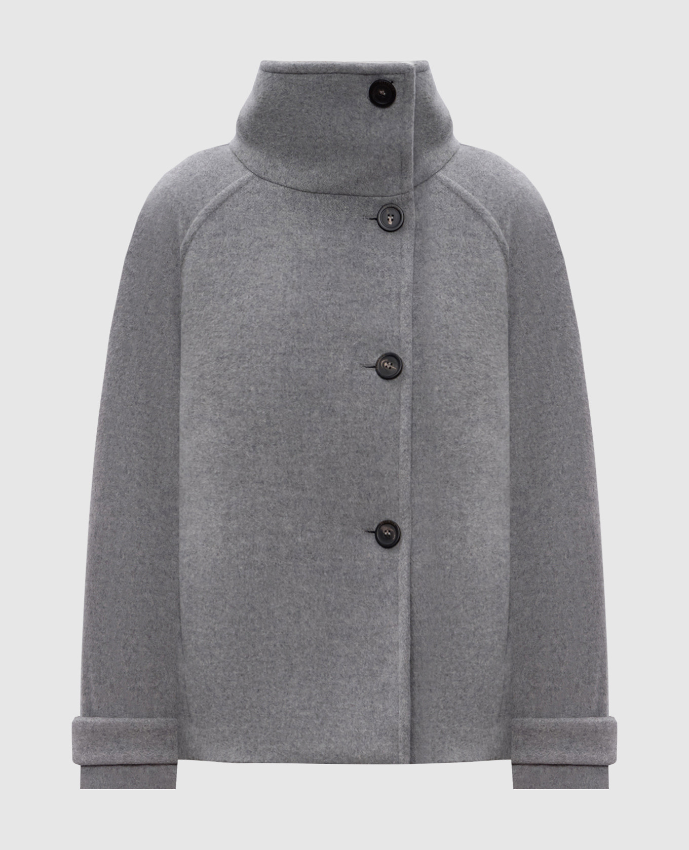 

Gray coat with wool and cashmere Peserico, Grey