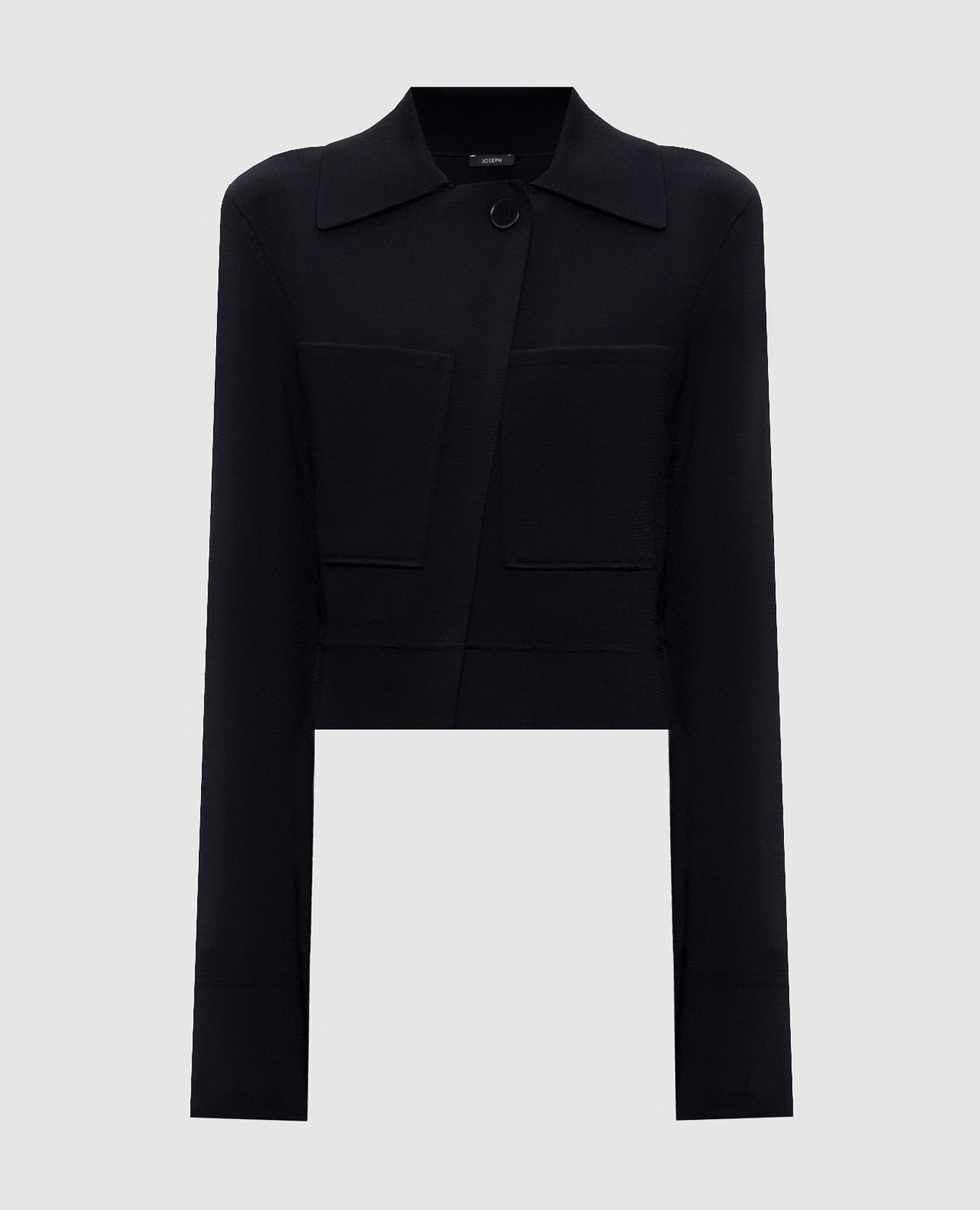 

Black cropped Milano jacket JOSEPH