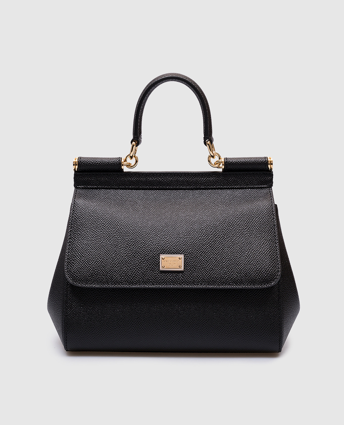 

Sicily black leather crossbody bag Dolce&Gabbana