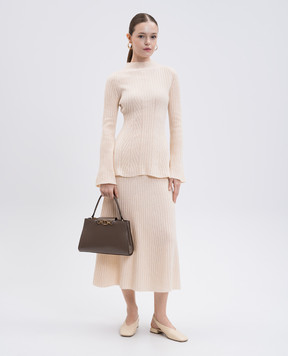 Twinset Beige wool and cashmere jumper 252TP3571