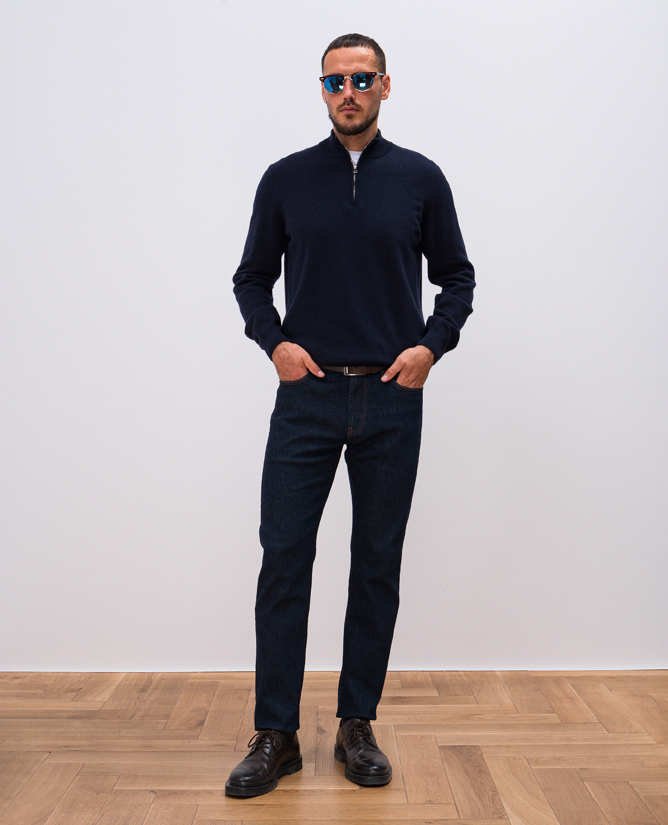 Blue cashmere jumper Cashmere&Whiskey 2